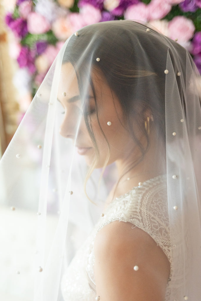 The Layla - Pearl Drop Veil